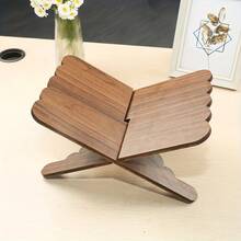 1 pieza Estantería de escritorio de madera moderna - Diseño de grano de madera resistente, estante ajustable para libros y revistas, adecuado para decoración del hogar, oficina, estudio o sala de estar, estilo minimalista | Estructura duradera, decoración de libros - Multicolor - Ver 10