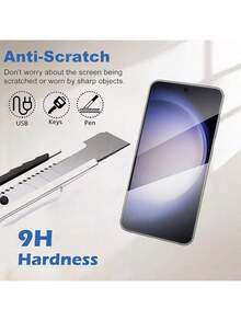 3pcs Screen Protector Film, Compatible With Samsung S24FE/S23FE/S21FE/S20FE/A56/A55/A54/A53/A52/A51/A36/A35/A34/A33/32/A31/A26/A25/A24/A23/A22/A21/A17/A16/A15/A14/A13/A12/A07/A06/A05, Made Of Ultra-Thin Flexible Material With Smooth Coating, Providing Soft Touch, Anti-Peeping, Anti-Scratch And Anti-Fingerprint - Black - View 5