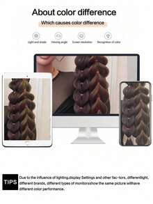 1pc Black Long Straight Ponytail Wig With Elastic Band, Women Synthetic Straight Hair Extension - Multicolor - View 6