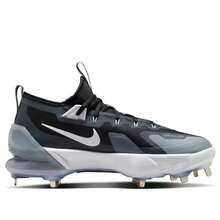 Nike Force Zoom Trout 9 Elite FB2906-001 Men's 7.5 Black Baseball Cleats RHS7022 - Black - View 3