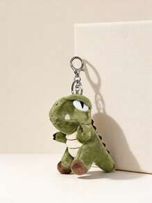 POKOJA LAND 1 Pc Plush Green Dinosaur Keychain Stuffed Animals Toys Backpack Ornaments Pendant Key Ring Gifts For Boys, Girls, Birthday, Valentine, Christmas Spring To Summer - Multicolor - View 5