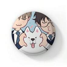 Cartoon Lost In The Clouds BL Anime Badge Brooch, Cartoon Skyler Sirius Art Brooch, Backpack Decor Accessory, Student Stationery - 58 mm - View 31