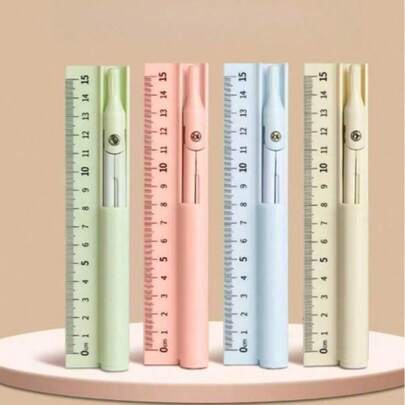 Multifunctional Compass Ruler, Includes Geometric Tools, Suitable For Drawing, Measuring And School Supplies Design, Great For Students And Professionals, Back To School Supplies, Office, Classroom And Home Use, Winter Goods, Thanksgiving, Christmas, Saudi National Day, New Year, Valentine's Day, Birthday, Holiday, Gifts For Boyfriend/Girlfriend, Adults