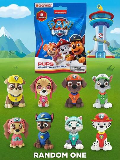  Officially Licensed Blind Bag 3D Collectible Figurines Anime Figure Miniatures Home Decor Action Figures Statues Set Random Characters Gift NICKELODEON