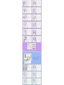 可爱动漫少女素描本 素描入门描摹本 零基础漫画书 学生绘画练习本 舒缓感官压力 - 彩色 - 查看 8