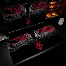 1 pieza Alfombrilla de ratón con diseño de anime Varmilo, alfombrilla de ratón para juegos CS GO LOL, accesorios de escritorio de oficina, decoración de escritorio, suministros de oficina, accesorios de escritorio, alfombrilla de escritorio para mesa de estudio - A - Ver 4