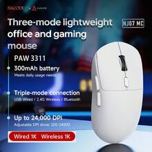 Chuột không dây AJAZZ NJ07 dành cho văn phòng và chơi game, độ phân giải tối đa 12800 DPI, tốc độ phản hồi 1000Hz, phản hồi nhanh, cầm nắm chắc chắn, nhẹ và dễ mang theo, bấm êm, thiết kế tối giản, phù hợp cho văn phòng và chơi game. - Nhiều màu - Xem 15