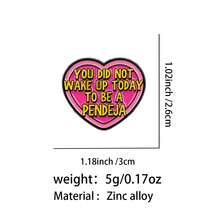 “我没想太多”珐琅徽章警示语录胸针松树翻领别针徽章背包服装配饰珠宝礼品 - 黑色 - 查看 16