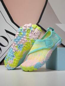 Kids' Hook And Loop Mesh Breathable Quick-Dry Non-Slip Wading Shoes & Water Shoes - Multicolor - View 4