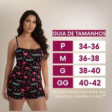 Kit Of 2 Baby Doll Shorts With Assorted Prints And Thin Straps. - Nhiều màu - Xem 11