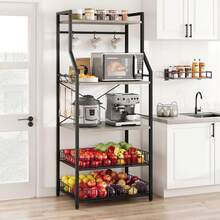 Microwave Oven Stand - Grey - View 1