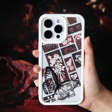 1 Rolle/Tüte Klebeband, Nacht-Dämmerungs-Serie, Vintage dunkles Gothic-Thema Klebeband, Sammelalbum-Zubehör, Notizbuch-Accessoires, zum Dekorieren von Fotorahmen, Computern, Handyhüllen, Wassergläsern, Zeitschriften, Federmäppchen, Koffern, Büro-Dekoaufkleber, personalisierte Aufkleber, Schulmaterial, Weihnachtsgeschenke, Geschenke für Frauen, Sammelalbum-Zubehör, süße Stationery-Aufkleber, Sammelalbum-Zubehör - Klebeband - Übersicht 6