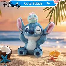 Disney Móc khóa hình Stitch ôm ngôi sao vàng nhỏ, sản phẩm được cấp phép chính thức, đồ chơi nhồi bông dễ thương, quà tặng ngày lễ. - Nhiều màu - Xem 4