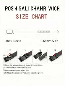 Men's Automatic Buckle Belt - Business Casual Luxury Style Belt, Metal Rhinestone Buckle Fashion Design, Suitable For Gifts And Holiday Outfits - Multicolor - View 4