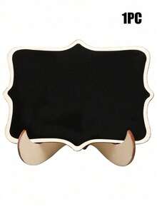 Juego de 20 piezas de mini pizarras decorativas, señalización para decoración del hogar, mini pizarra de madera para exhibir mensajes, adecuado para bodas, exhibiciones de pastelería, hoteles, banquetes, postres, tarjetas de mesa, Día de la Madre, graduaciones. - Multicolor - Ver 4