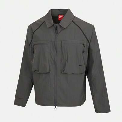 Nike 男士 AS M NK TCH ERGO 实用衬衫 梭织长袖衬衫 IF1348-068