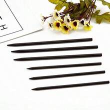 10 Pcs Hair Sticks Wood Hair Chopsticks Chinese Retro Hairpins Handmade Hair Pins Headdress Hair Accessories For Women Hair DIY Accessory - -黑色的- - 查看 3
