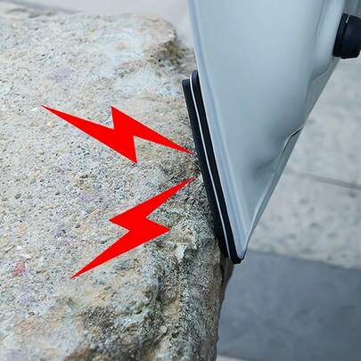 2pcs Car Door Corner Anti-Collision Stickers, Door Edge Scratch Protection Strips, Car Body Anti-Scratch And Anti-Collision Guards, Flexible High Adhesive No Trace, All-Round Protection For Original Car Paint