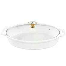 Trays - Oval White Without Shelf - View 8