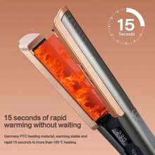 Profesjonalna prostownica parowa, przenośna prostownica, prostownica parowa do pielęgnacji włosów - Wtyczka UE typ C (220–240 V) - Zobacz 5