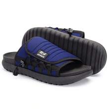 Asuna 3.0 Casual Polyester Lace-Up Outdoor Slippers - Blue Black Sole - View 7