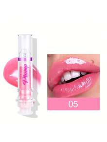 Hydrating Lip Plumper Gloss - Handaiyan Plumping Lip Oil, Long-Lasting Shine For Fuller Voluminous Lips - 多種口味 - 查看 16