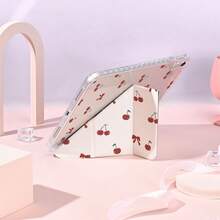 1个带笔槽的多角度磁吸支架保护套，支持自动休眠/唤醒功能，可爱平板电脑保护套，兼容Pro/Air/三星Galaxy A9/S9/S7/S10+/小米Pad/5/6/7 - 彩色 - 查看 10