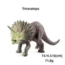 侏罗纪恐龙玩具，逼真立体动物模型，霸王龙 - 彩色 - 查看 14