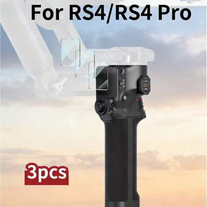 3 pièces Protecteur d'écran pour RS4/RS4 Pro, en verre trempé, résistant aux rayures, dureté 9H, convient comme cadeau pour les amis