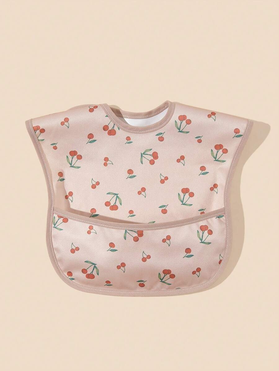 1pc Baby Sleeveless Bib, Infant Feeding Smock Apron To Prevent Stains - Multicolor - View 1