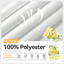 2pcs Kitchen Towels, Modern Kitchen Supplies Blue Plaid Lemon Pattern Super Soft Microfiber Kitchen Towels, 40*60cm/15.7*23.6in Towels, Single-Sided Printed, Kitchen Dish Cloths, Suitable For Restaurant Kitchen Bathroom Decor, Holiday Gift - Multicolor - View 3