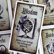1 Set [Wise Witch Board Game Cards] - Magic Witch Card Game, Includes Fantasy Witch Tarot Deck, Strategy Role-Playing Card Game Suitable For Pagan Tabletop Gamers - Multicolor - View 7