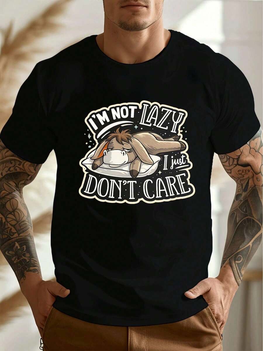 Men T-Shirts - Black - View 1