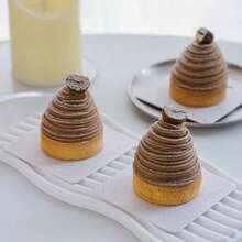 6pcs/12pcs Stainless Steel Tart Rings, Baking Perforated Tart Rings, 1.97 Inch Stainless Steel Non-Stick Round Cake Rings, French Pastry Metal Cake Molds, Small Fruit Pie Crust, Round Pie - Silver - View 7