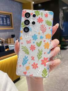 1个花卉图案安卓手机壳，摄像头开孔精准，兼容三星Galaxy S25 Ultra/Galaxy S24 Ultra/S24/S23 Ultra/A56 5G/A55 5G/A52s 5G/A26 5G、Nothing、Pixel、INFINIX、小米Redmi等手机，提供保护套 - 彩色 - 查看 7