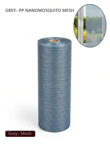 Red de mosquitos de PP nano premium, pantalla de ventana de corte fácil sin deshilachado, malla lavable de alta densidad anti-polvo para uso industrial y doméstico - Malla gris - Ver 13