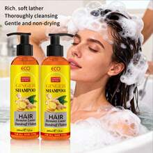 ECO FINEST 生姜洗发水和护发素套装，生姜护发洗发水富含维生素和矿物质，滋养保湿，深层温和清洁，去除头皮屑，令秀发柔软顺滑；生姜护发素适合干性及粗硬发质。 - Shampoo and Conditioner - 查看 8