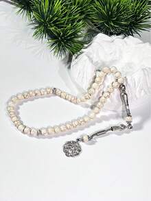 33颗绿色蓝绿色穆斯林念珠，6毫米，手工制作，原创设计 - 多色 - 查看 11