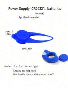 1 pieza Collar para mascotas con luz LED antiperidida, para perros y gatos - Accesorio esencial para mascotas para visibilidad y seguridad - Multicolor - Ver 10