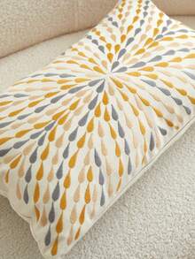 LCUHPCL 1 pièce/2 pièces Taie d'oreiller décorative brodée avec motif goutte d'eau, convient pour la décoration de la maison, la voiture, le salon, le canapé, la chambre à coucher, toute l'année - Multicolore - Voir 8