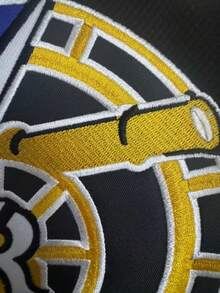 Men's 24/81 Black And Blue Ice Hockey Jersey Casual Long Sleeved Embroidered Stitching V-Neck T-Shirt Party Sports Top - Multicolor - View 5