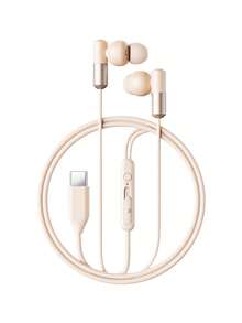 REMAX 胶囊形有线耳机，Type-C接口，高解析度音频和麦克风，降噪，低音立体声，兼容iPhone/安卓/PC，游戏耳机，1.2米防缠绕耳机线 - RM-09a - 查看 12