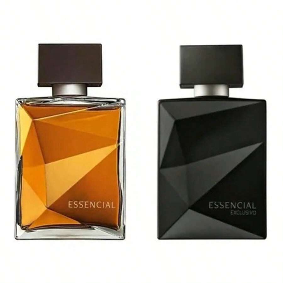 Kit Of 2 Men's Perfumes: Essencial Tradicional + Exclusivo Marcante - 100ml - 木質香調 - 查看 1