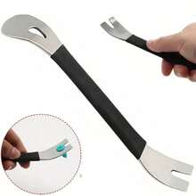 1 pieza Palanca de acero inoxidable, adecuada para quitar el acabado interior general - Palanca de acero inoxidable para sistemas de audio y navegación de automóviles - Ver 5