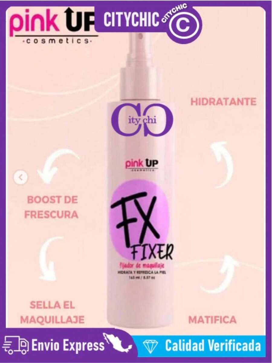 Fijador de Maquillaje Pink Up Fx Fixer Sellador Maquillaje Hidratante Matte - 1 PIEZA - Ver 1