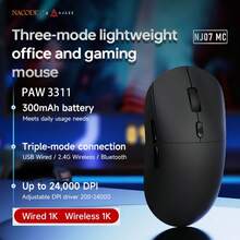 Chuột không dây AJAZZ NJ07 dành cho văn phòng và chơi game, độ phân giải tối đa 12800 DPI, tốc độ phản hồi 1000Hz, phản hồi nhanh, cầm nắm chắc chắn, nhẹ và dễ mang theo, bấm êm, thiết kế tối giản, phù hợp cho văn phòng và chơi game. - Nhiều màu - Xem 14