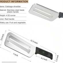 1pcs Cabbage Salad Chopper, Cabbage Slicer Chopper, -Double-Layer Cabbage Chopper, Onion Chopperaterfall Effect - 黑色 - 查看 5