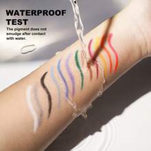 YOUNG VISION 1pc Colorful Pearl & Matte Eyeliner Gel Pencil, Waterproof Eyeshadow Pencil, Smooth Rotatable Eyeliner Pencil, Eyeshadow For Daily, Holiday, Party, Valentine's Day, Stage, Cosplay, Portable Eye Makeup - 彩色 - 查看 6