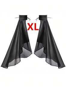 1pc Black Chiffon With Puff Sleeves & Grim 2 Elastic For Halloween Party Bride Sleeve Accessory - White - View 29