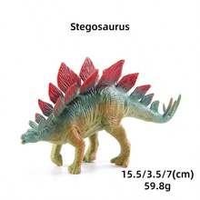 侏罗纪恐龙玩具，逼真立体动物模型，霸王龙 - 彩色 - 查看 21